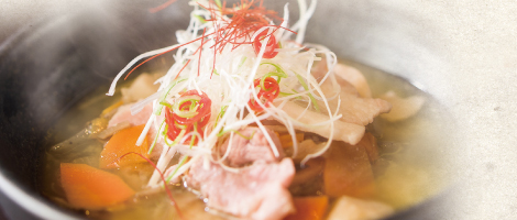 黒豚の豚汁うどん