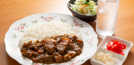 黒豚カレー定食