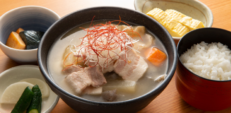 黒豚の豚汁定食