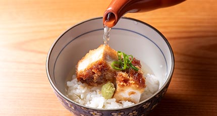 ソースカツ茶漬け丼ランチ
